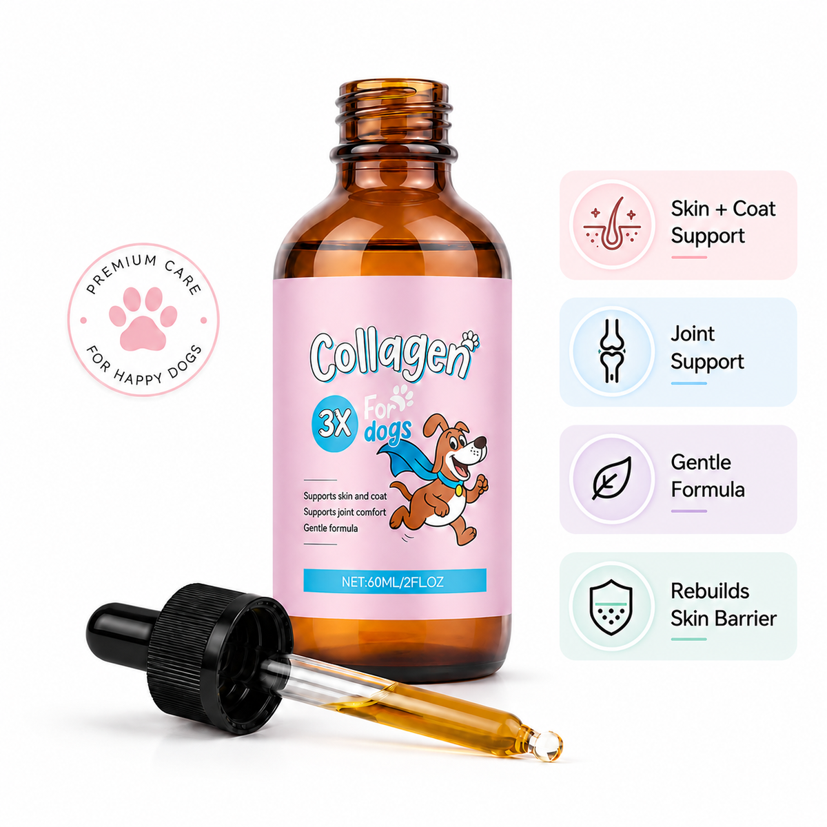 Premium Liquid Collagen - Skin, Joint & Wellness Support